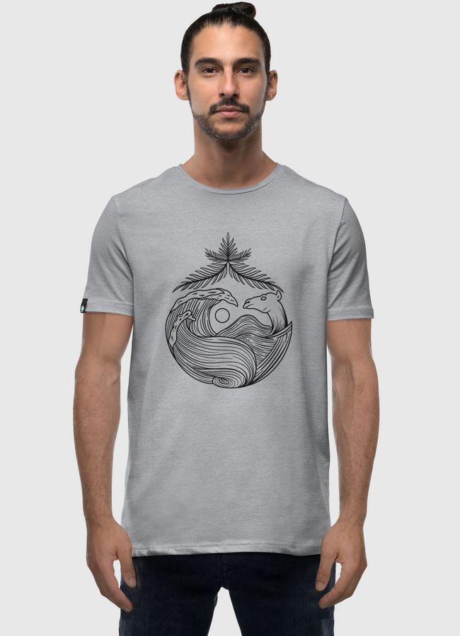 Water meets Sand - Men Premium T-Shirt