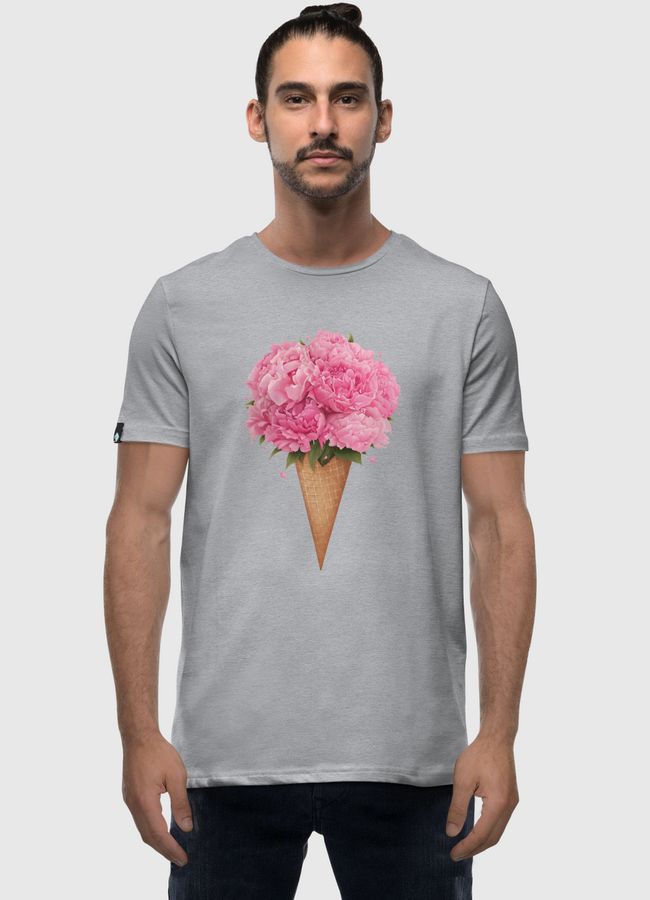 Ice cream with peonies - Men Premium T-Shirt