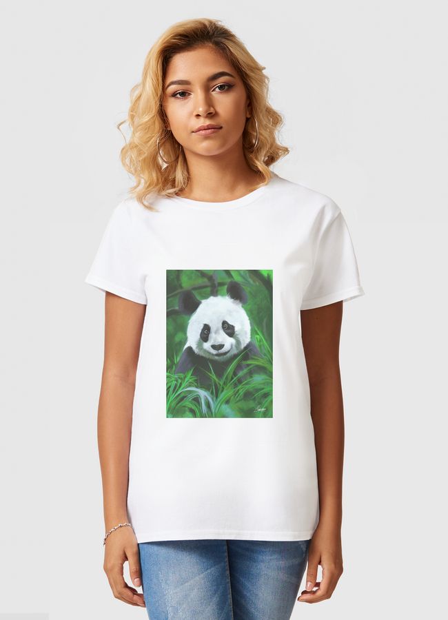 Kawaii Panda - Women Basic T-Shirt
