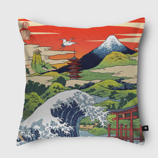 I remember in Japan Throw Pillow