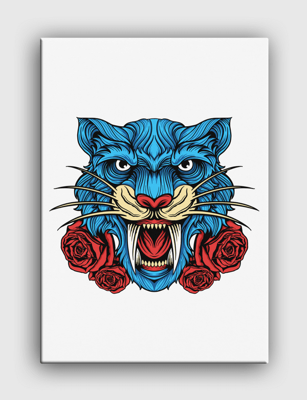 Wild Floral Tiger Canvas