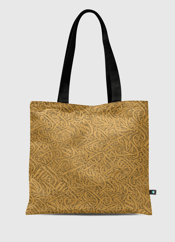 CALLIGRAPHY ARABIC GOLD Tote Bag