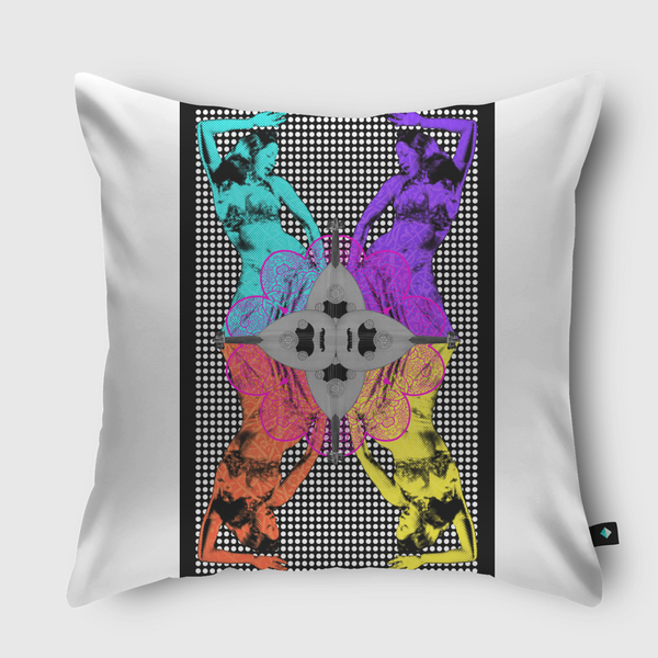 samya gamal Throw Pillow