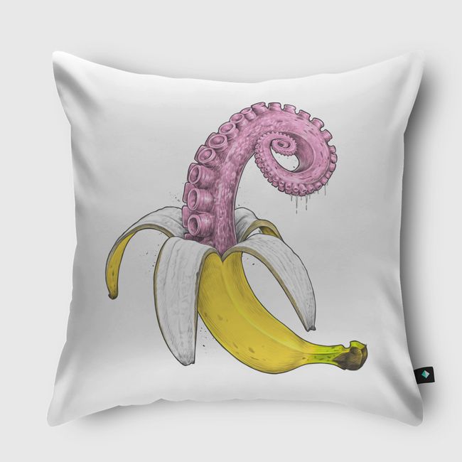 Octopus banana - Throw Pillow