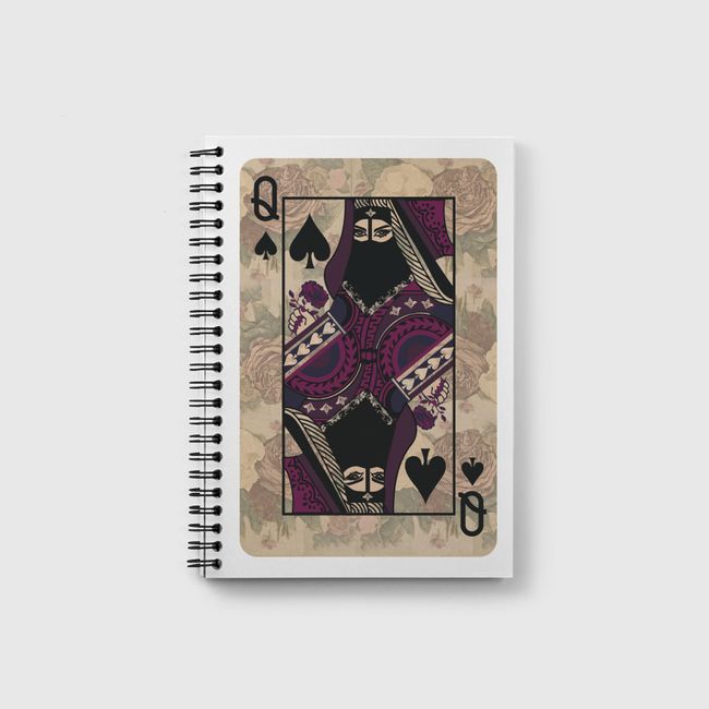 ARAB QUEEN OF SPADES - Notebook