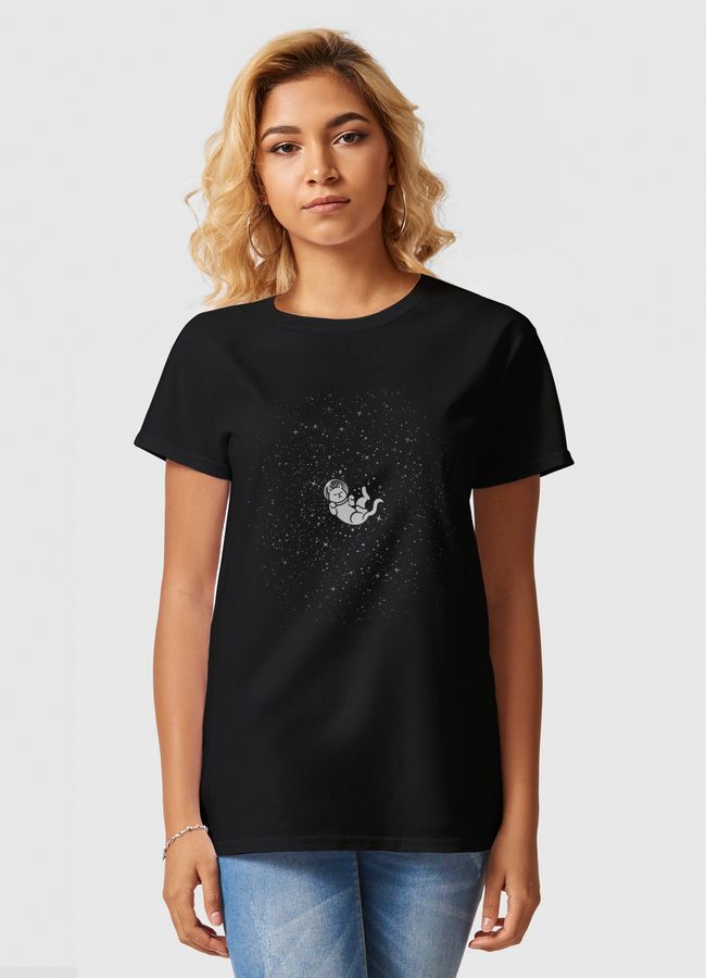 Gravity Cat - Women Basic T-Shirt