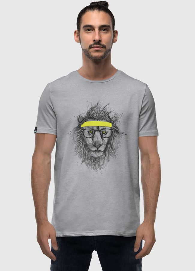 Hipster lion - Men Premium T-Shirt