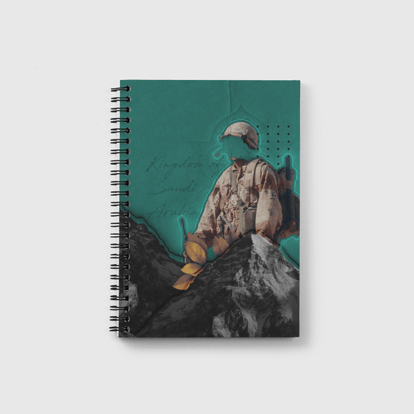 SAUDI SOLDIER . Notebook