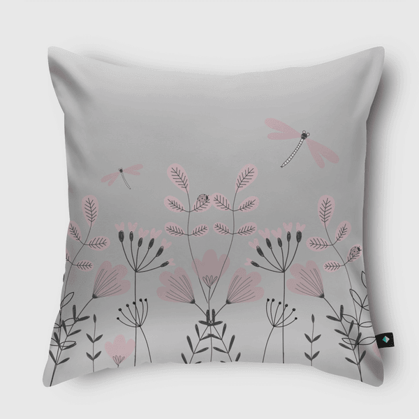 Flower Throw Pillow