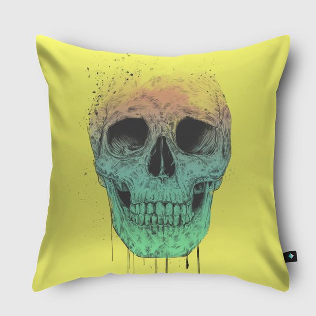 Pop art skull - Throw Pillow