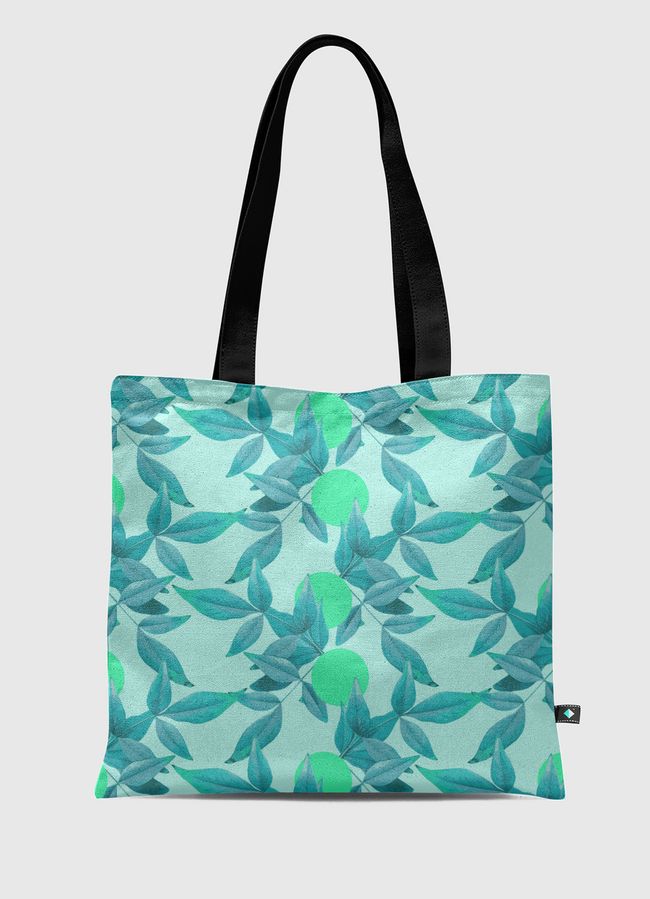 Blue Loner Leaves - Tote Bag