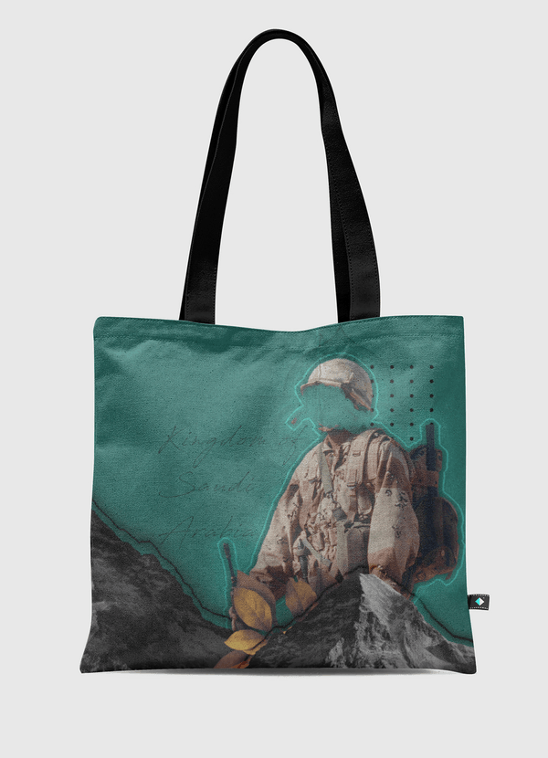 SAUDI SOLDIER . Tote Bag