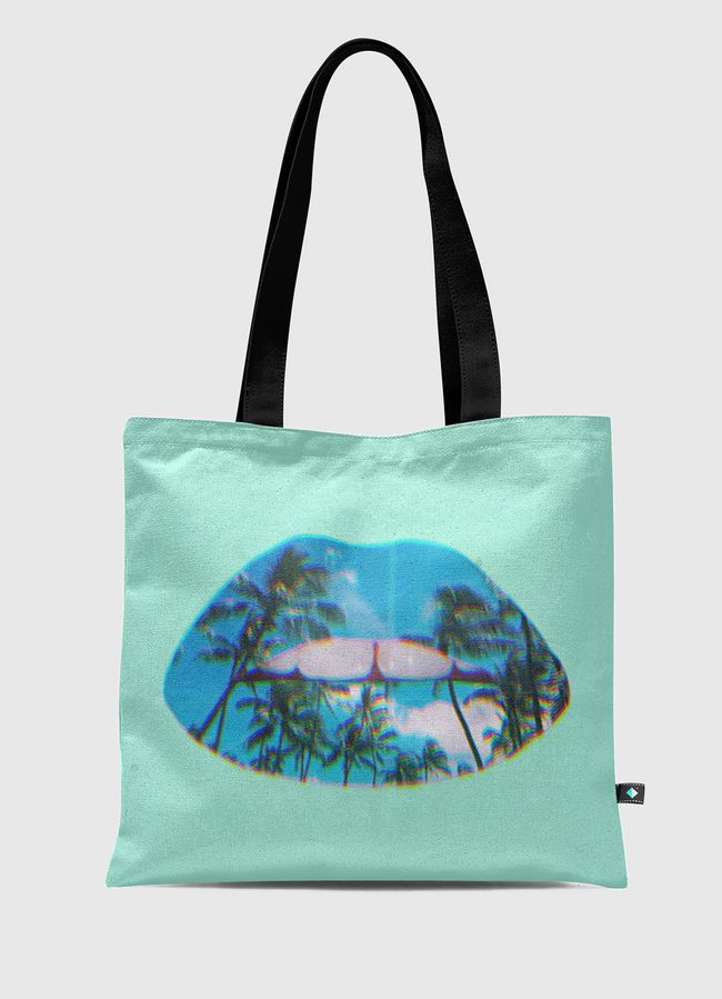 Lips-palm trees - Tote Bag