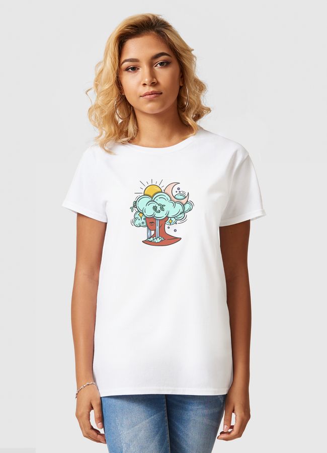 Head in the Clouds - Women Basic T-Shirt