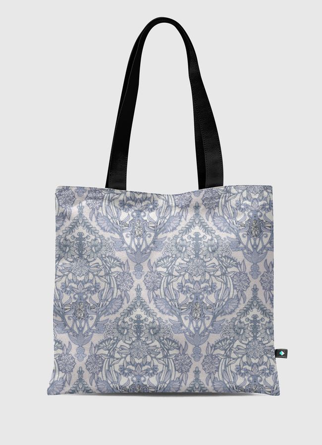 Lilac + Grey Botanical - Tote Bag