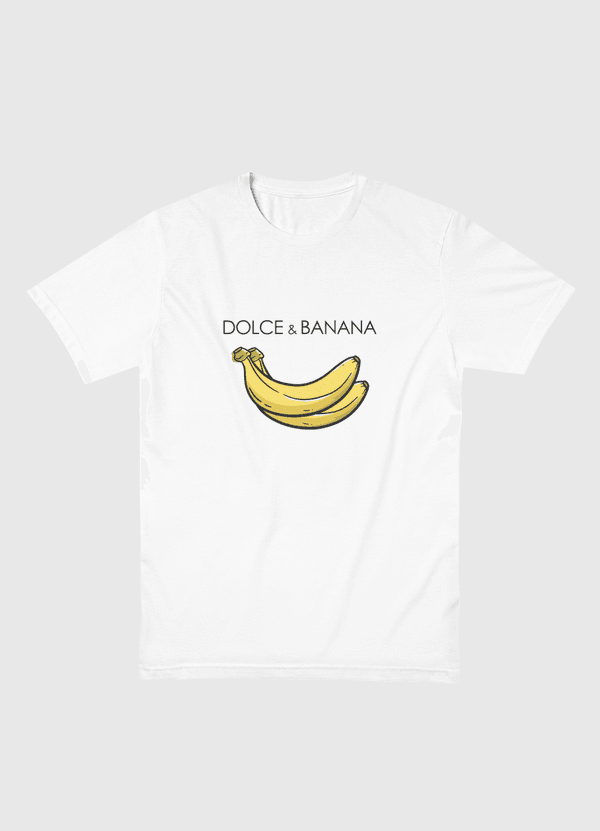 Funny Dolce And Banana Men Basic T-Shirt