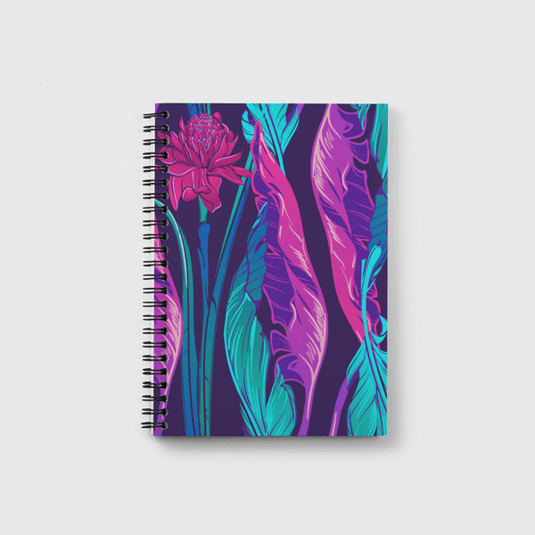 Floral Feathers Designs Notebook