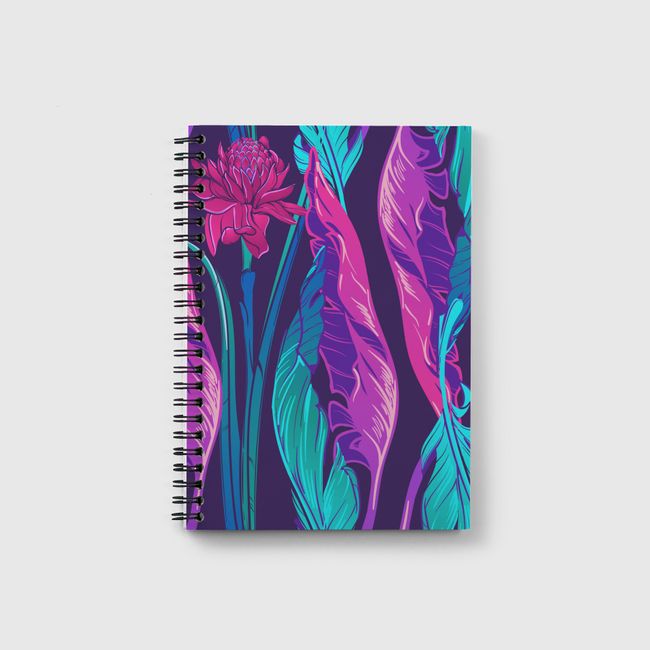 Floral Feathers Designs - Notebook