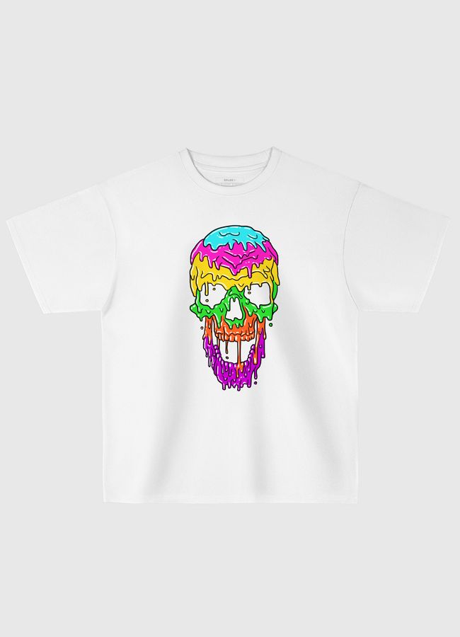 Summer Skull - Oversized T-Shirt