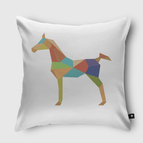 Al Aliyah - inspired by the Arabian horse Throw Pillow