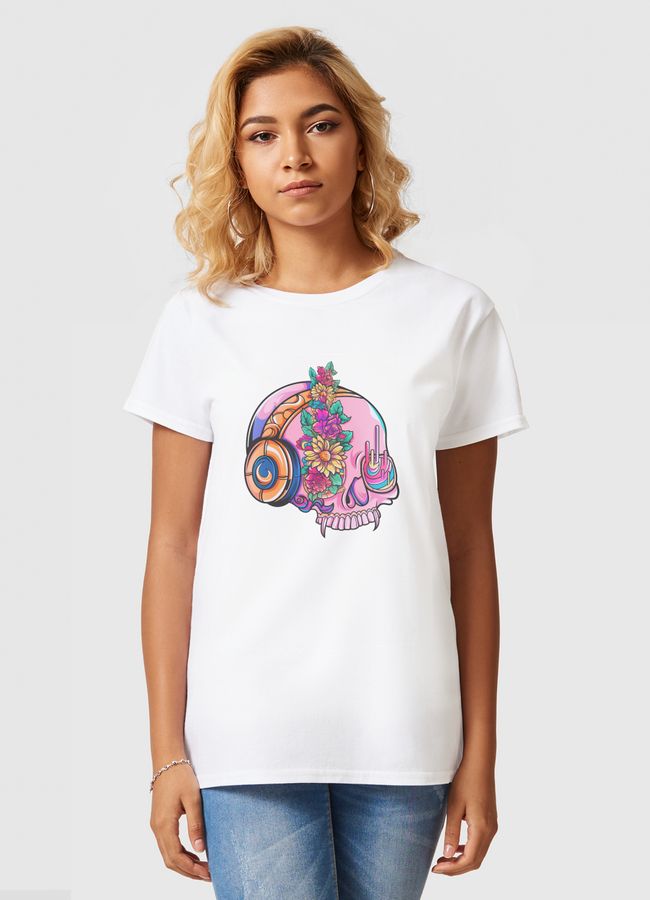 Spring skull - Women Basic T-Shirt