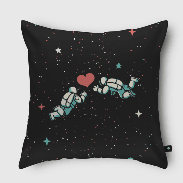 Astronaut Floating Throw Pillow