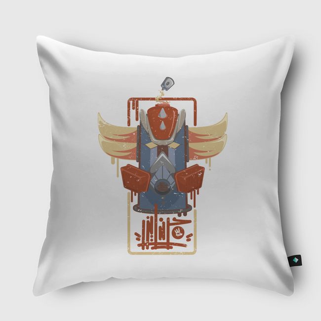 جرندايزر الجرافيتي - Throw Pillow