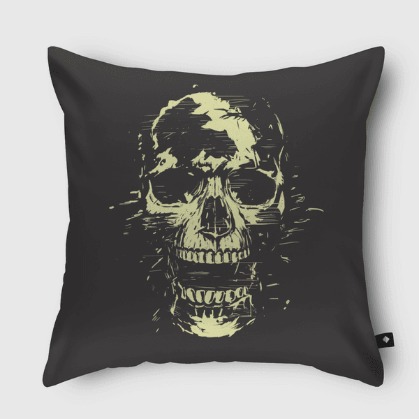 Scream (gold) Throw Pillow