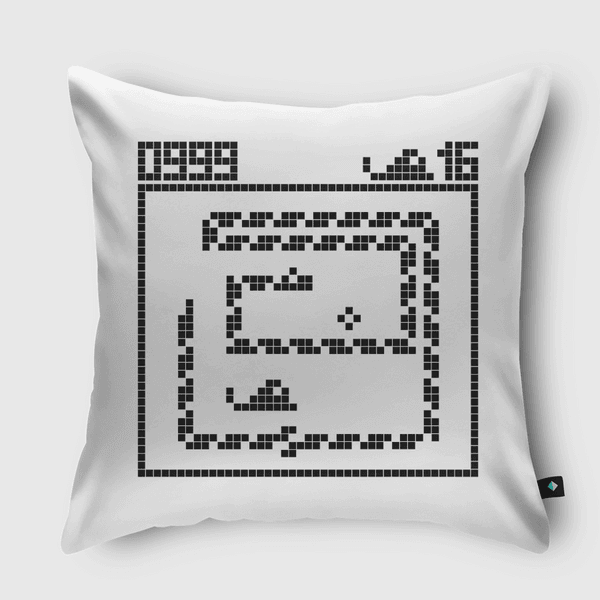 SNAKE game Throw Pillow