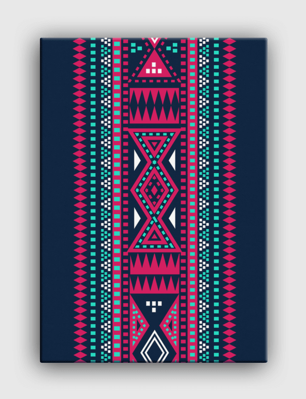 Tribal Arabian | Blue Canvas