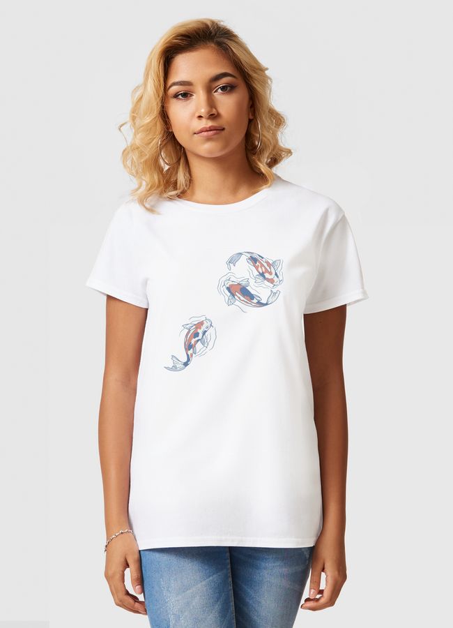 Koi Lake Traditional - Women Basic T-Shirt