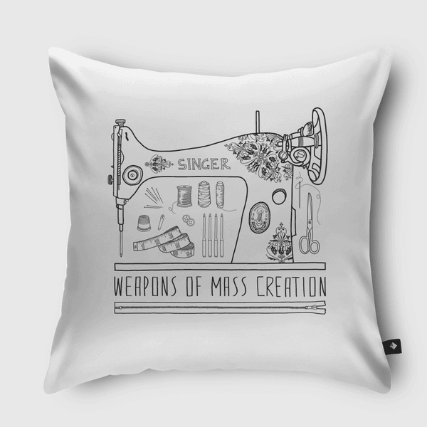 WOMC - Sewing Throw Pillow