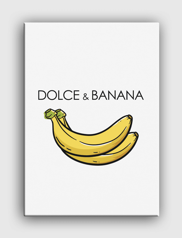 Funny Dolce And Banana Canvas