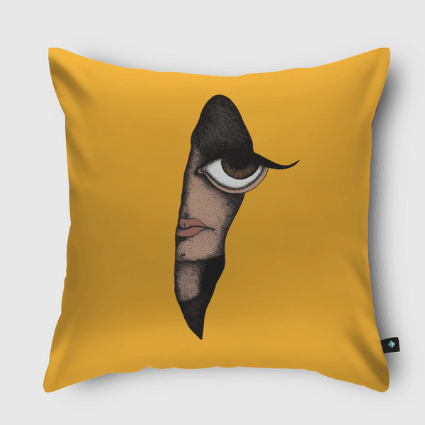 yellow backgroung2 Throw Pillow