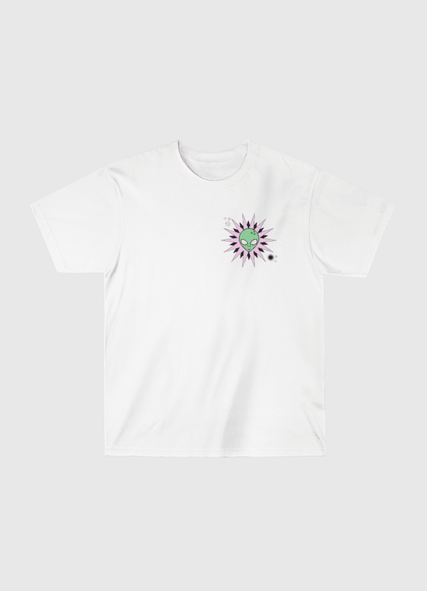  retro green pink alien Classic T-Shirt