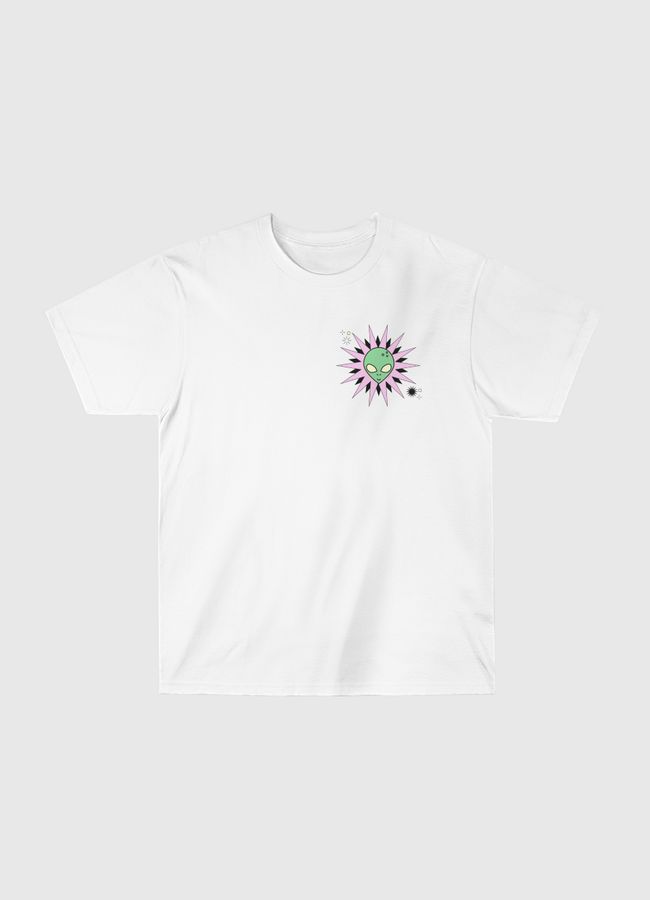  retro green pink alien - Classic T-Shirt