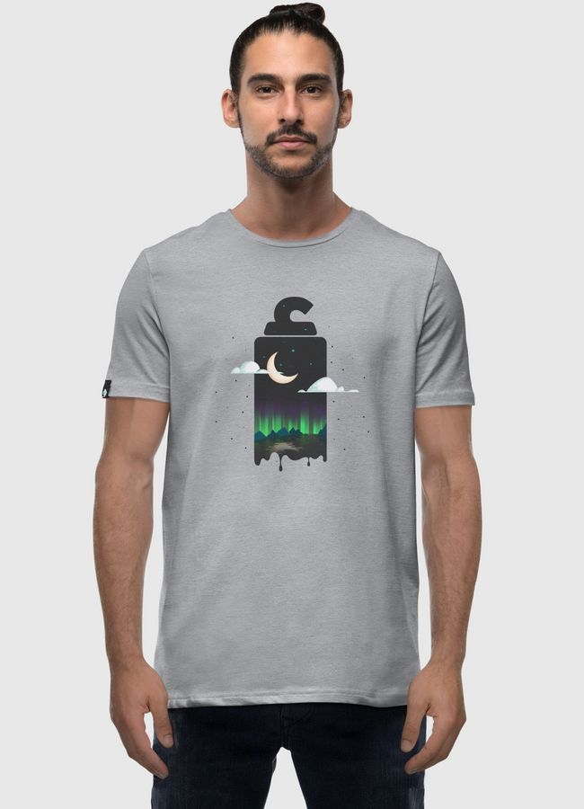 Arabic Letter Alef Aurora - Men Premium T-Shirt