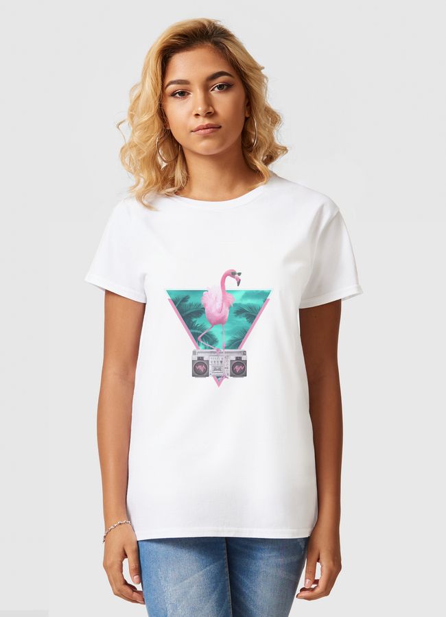 Miami flamingo - Women Basic T-Shirt