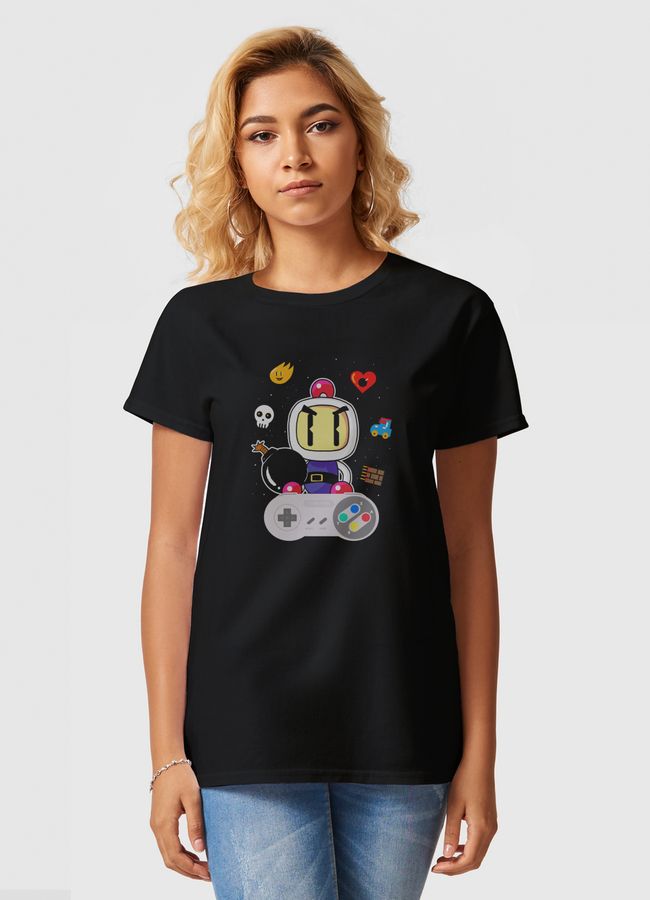console retro bomb - Women Basic T-Shirt