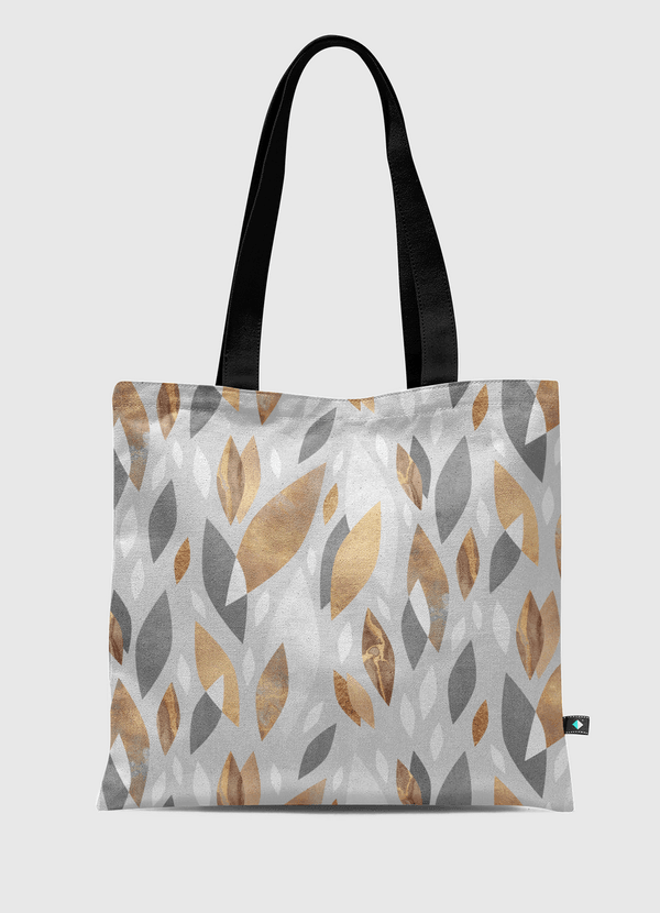 Falling Gold Leaves Tote Bag