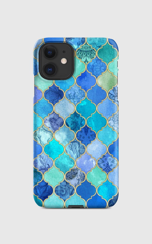 Cobalt Blue Moroccan Tiles - Regular Case