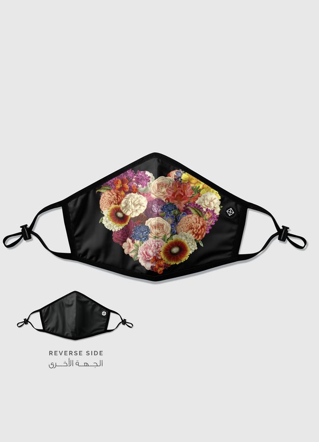 Blooming Love - Reversible Mask