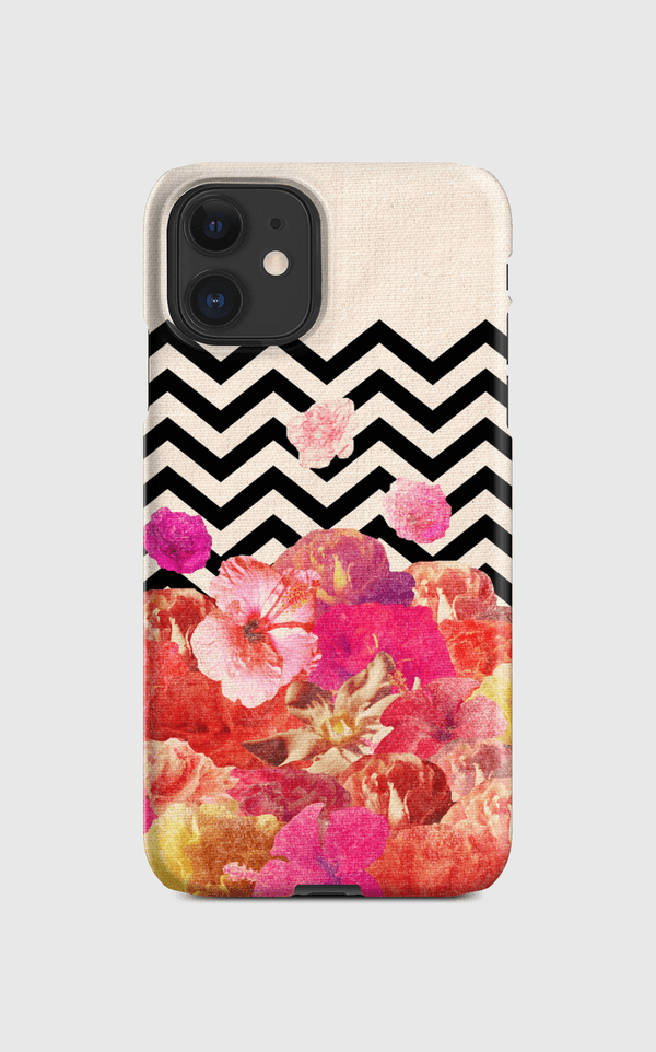 Chevron Flora II Regular Case