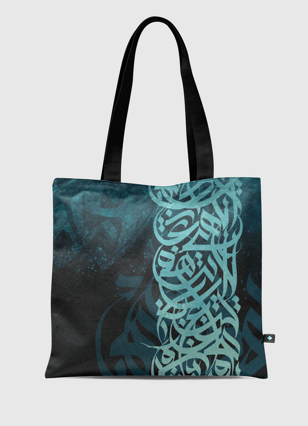 space calligraphy Tote Bag