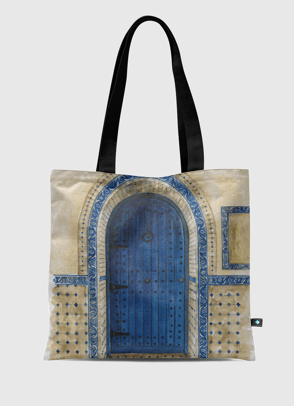  Blue Moroccan Door  Tote Bag