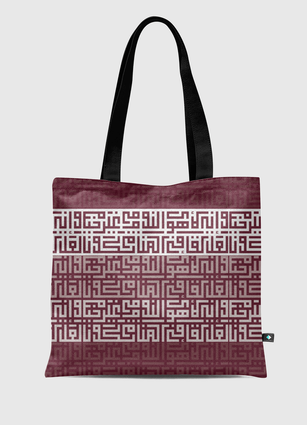 kufi - red Tote Bag