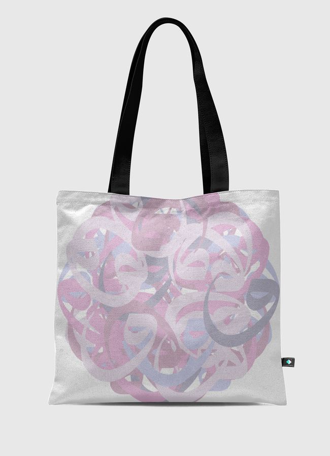 calligraphy pink - Tote Bag