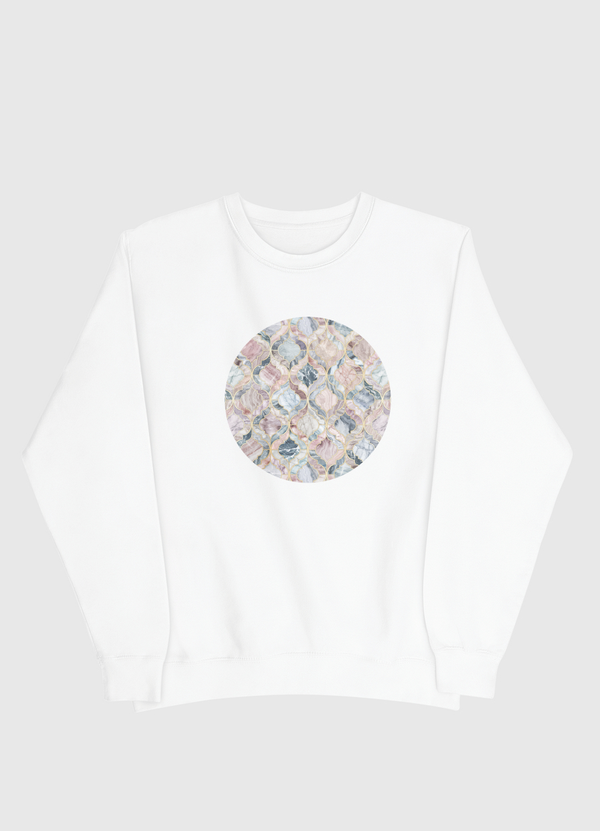 Marble Moroccan Tiles Men Sweatshirt