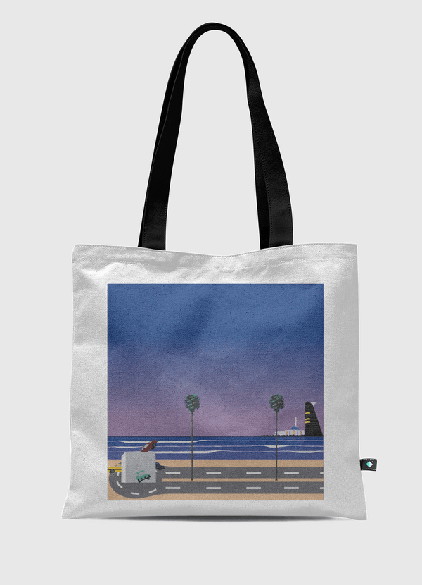 Cars roundabout Tote Bag