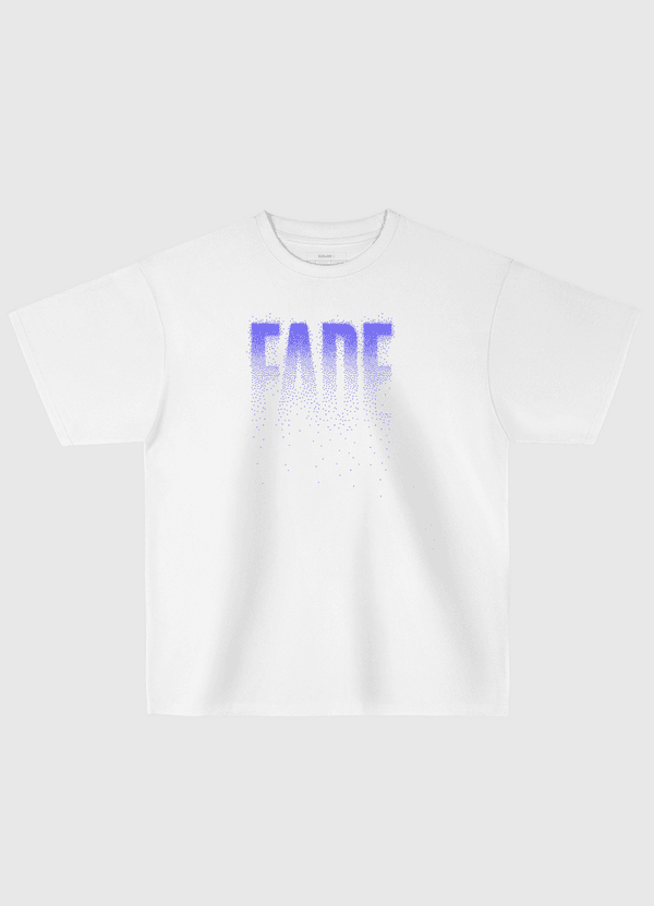 Fade Tipografia Oversized T-Shirt